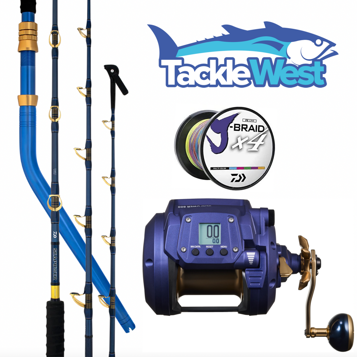 daiwa electric fishing reels australia Daiwa Seapower 800 Electric Combo – TackleWest