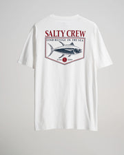 Salty Crew Angler Standard Tee White