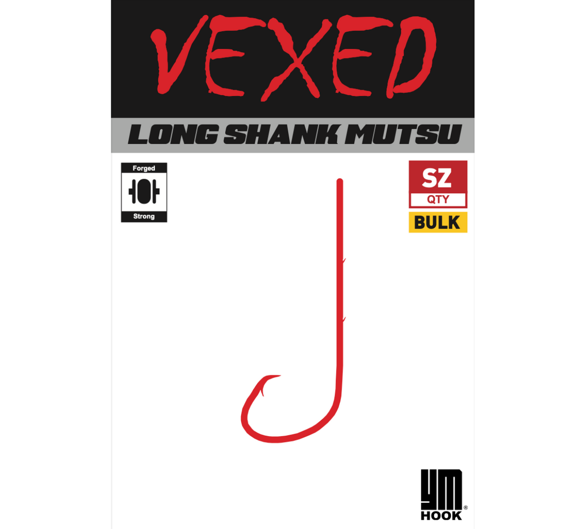 Vexed YM Mutsu Circle Long Shank Hook 50-pack – TackleWest
