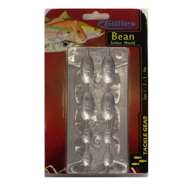 Gillies Bean Sinker Mould - TackleWest 