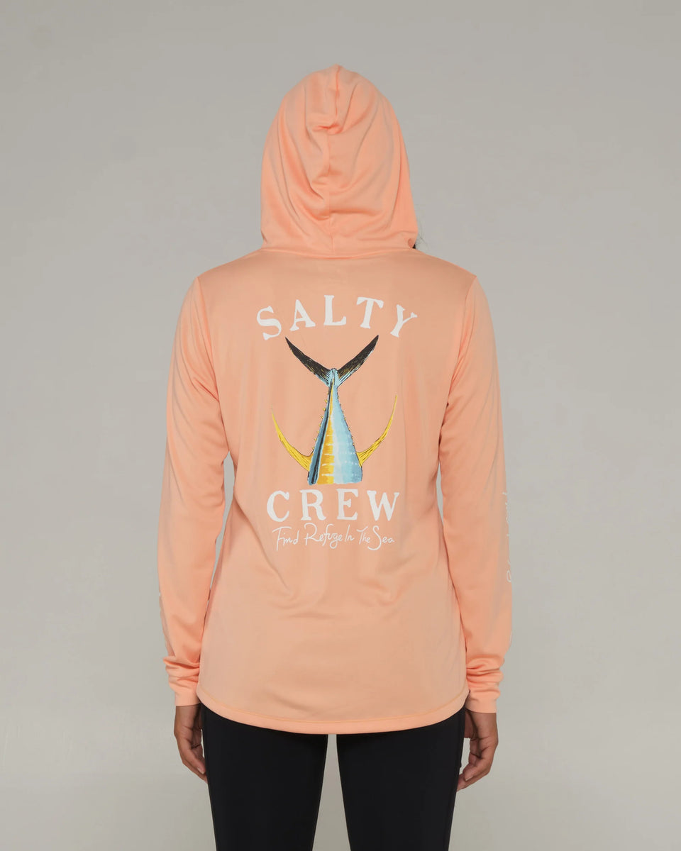 Salty Crew Outlined Hooded Sun Shirt