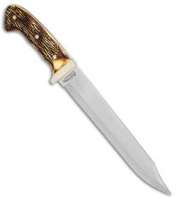 Uncle Henry Bowie Knife Full Tang Fixed Blade