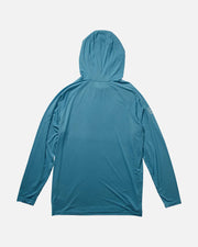 Salty Crew Mariner Hood Tech Tee Azul Blue