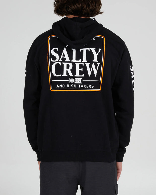 Salty Crew Coaster Zip Fleece Black