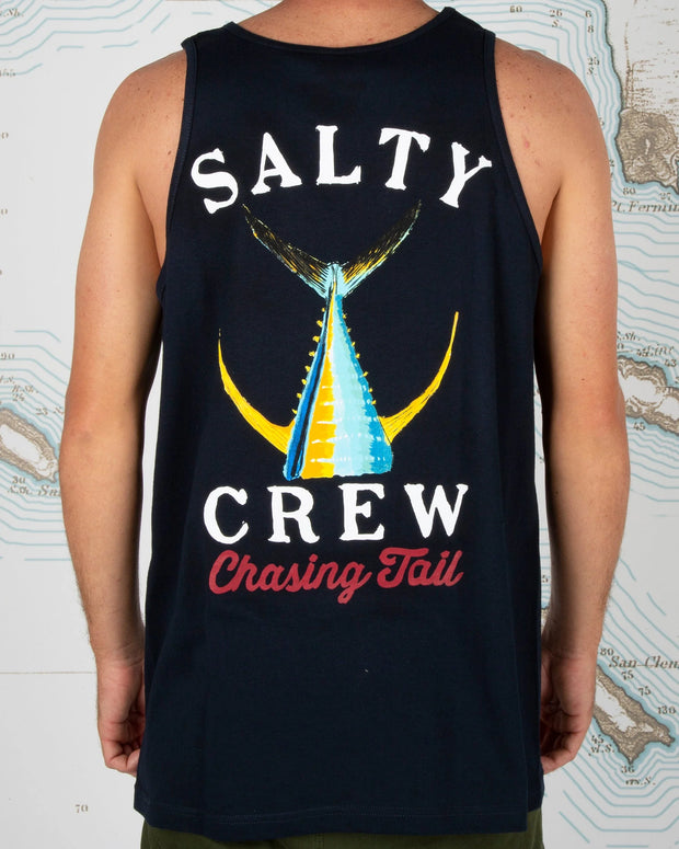 Salty Crew Tailed Tank Navy