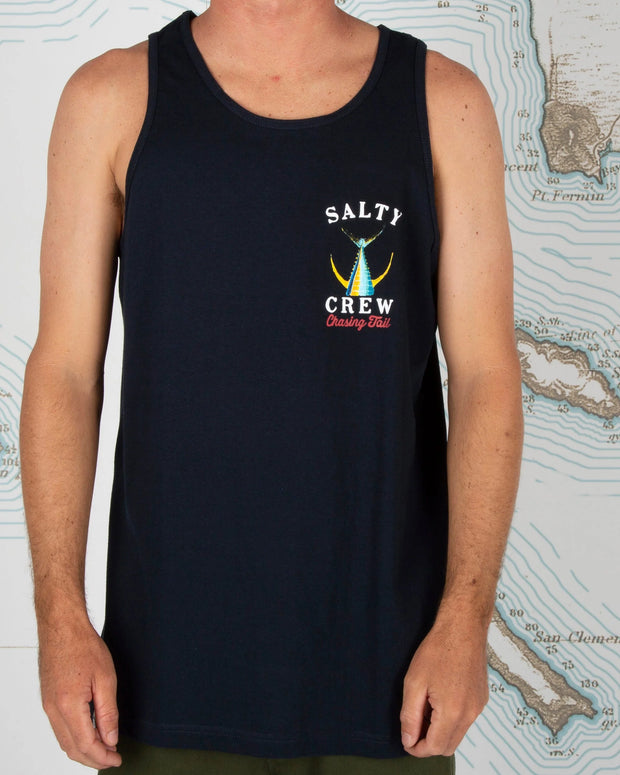 Salty Crew Tailed Tank Navy