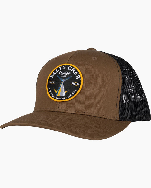 Salty Crew Bottom Dweller Retro Trucker Brown