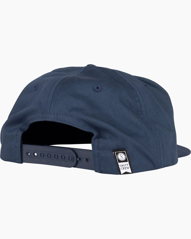 Salty Crew Fishhead 5 Panel Hat Navy