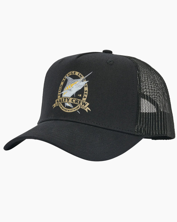 Salty Crew Bill Club Trucker Cap Black