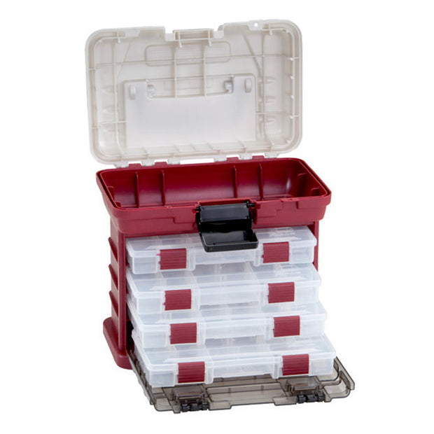 Plano 4BY 135402 Rack System Tackle Box 3500 Red/Silver