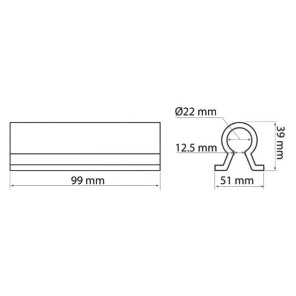 Outboard Hydraulic Steering Cylinder Lock Pair