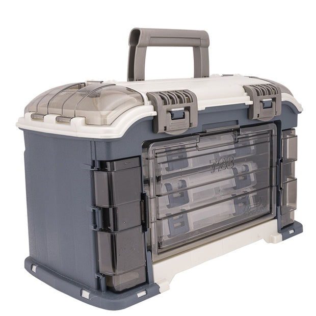 Plano 728001 Angled System Tackle Box 3600 Blue/Silver
