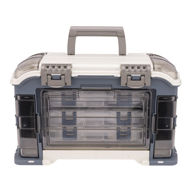 Plano 728001 Angled System Tackle Box 3600 Blue/Silver