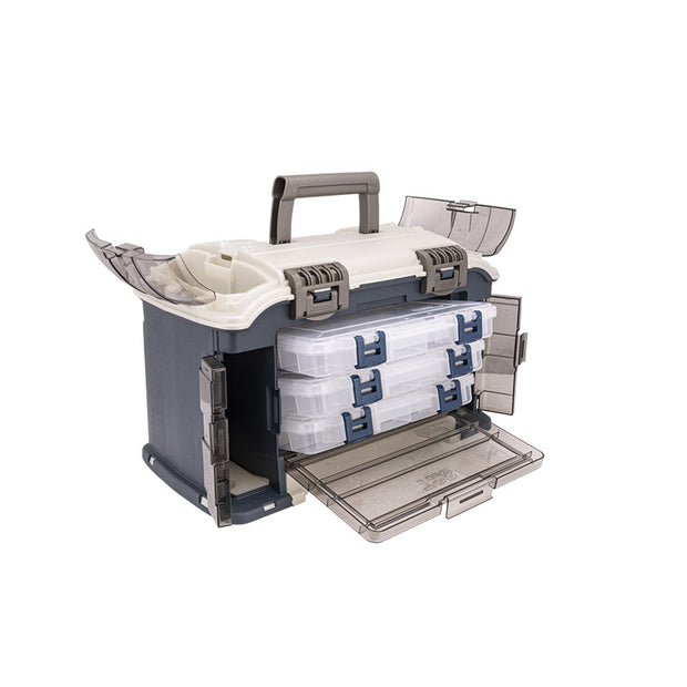 Plano 728001 Angled System Tackle Box 3600 Blue/Silver
