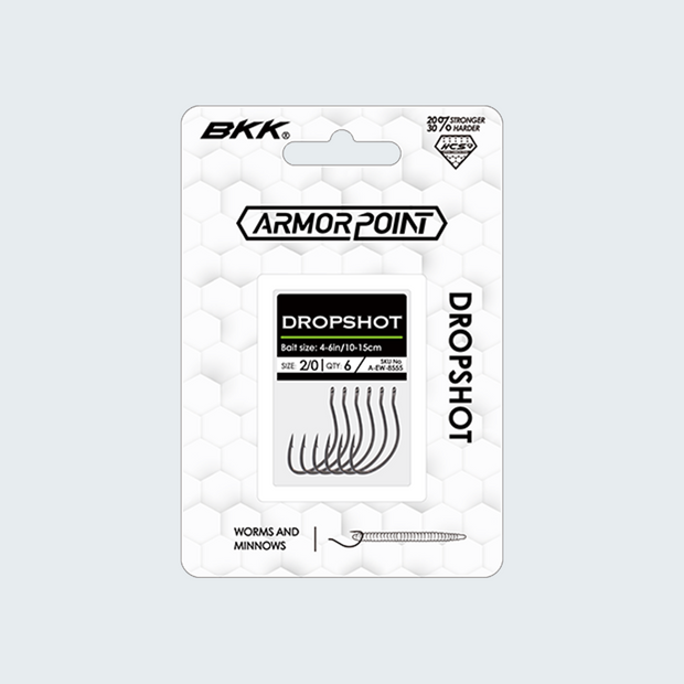 BKK Armor Point Dropshot Hooks 6-pack