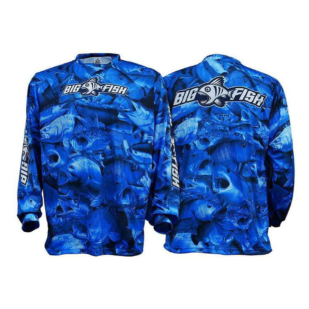 Bigfish Aus CAMO BLUE Long Sleeve