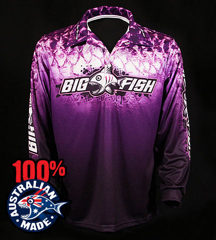 Bigfish Purple SCALES Long Sleeve 10