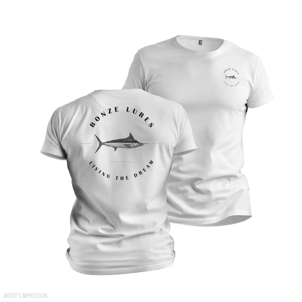 Bonze Living the Dream T Shirt White