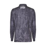 Nomad Design Collared Fishing Jersey Charcoal Camo