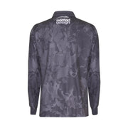 Nomad Design Collared Fishing Jersey Charcoal Camo