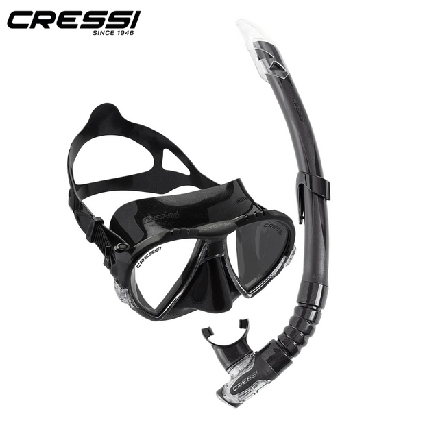 Cressi Ocean and Gamma Mask/Snorkel Set