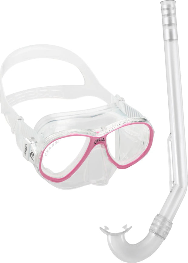Cressi Perla Junior and Minigringo Mask/Snorkel Set