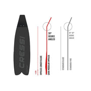 Cressi Gara Modular Impulse Fins Blue Metal