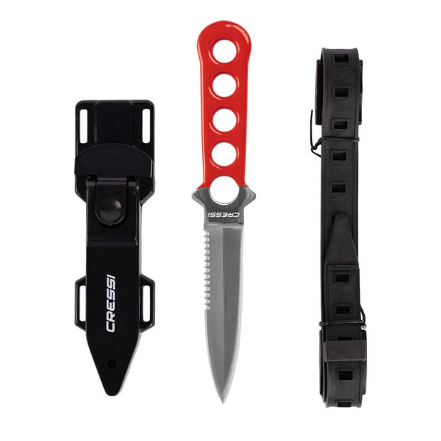 Cressi Taipan Knife Red