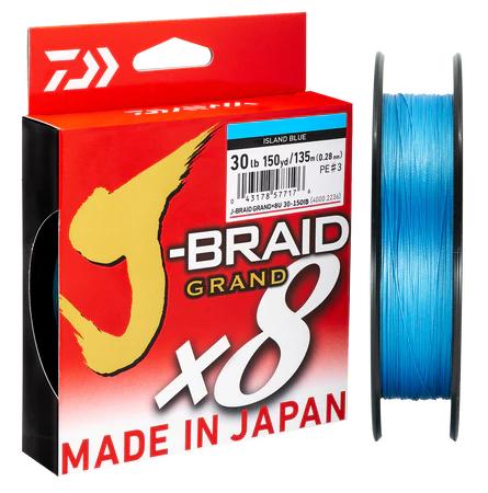 Daiwa J Braid Grand 150yd Blue