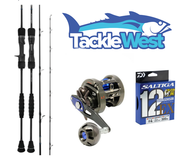 Daiwa Saltiga BJ 200 Outrage Jigging Combo