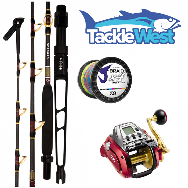 Daiwa MJ800 Seaborg Limited Rod Combo