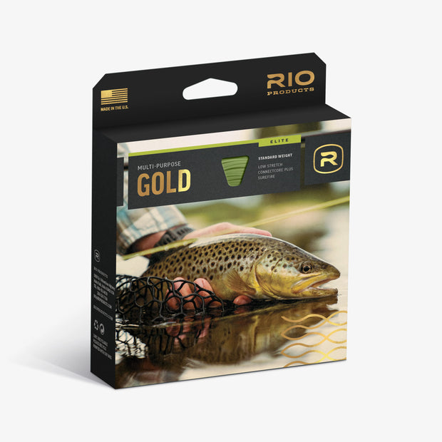 Rio Elite Gold Fly Line Moss/Gold/Gray