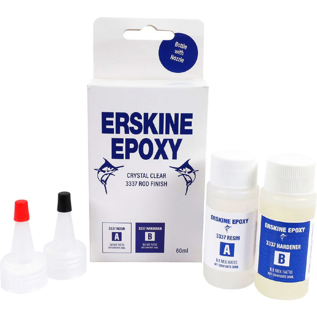 Erskine Crystal Clear Epoxy Rod Finish 2 Part 60ml