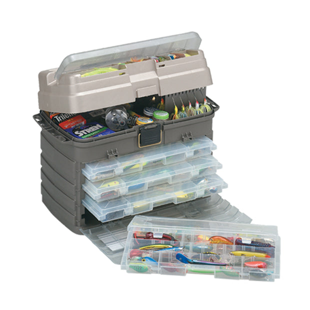 Plano Guide Series 137401 Stowaway Rack System Tackle Box Graphite/Sandstone