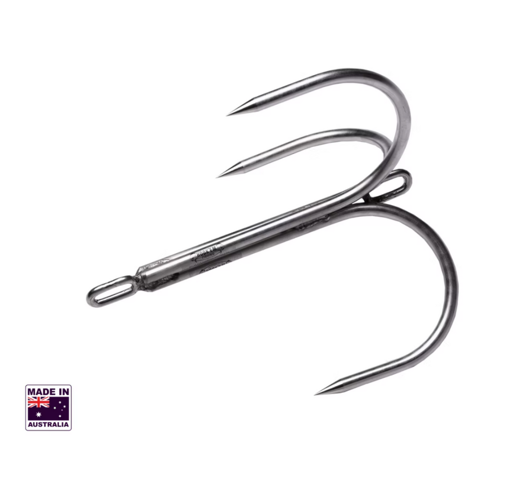 australian made fishing hooks Hookem Pier Gaff Treble Hook – TackleWest