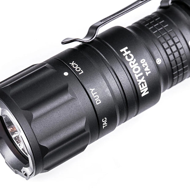 NexTorch NXTA20 T-Series Rechargeable Compact Duty Torch Tri Mode
