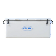 Icey Tek Split Lid Cooler 160 litre White