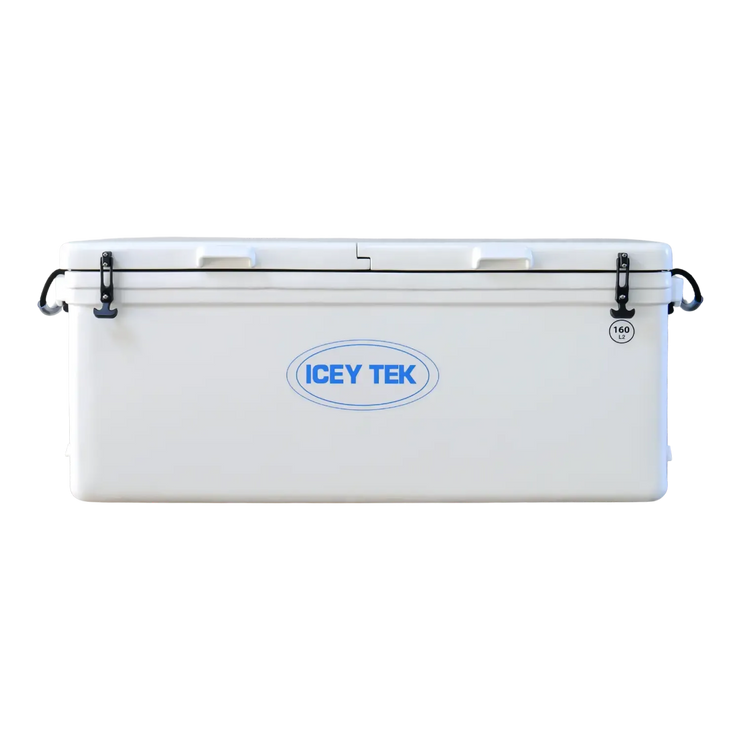 Icey Tek Split Lid Cooler 160 litre White