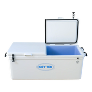 Icey Tek Split Lid Cooler 160 litre White