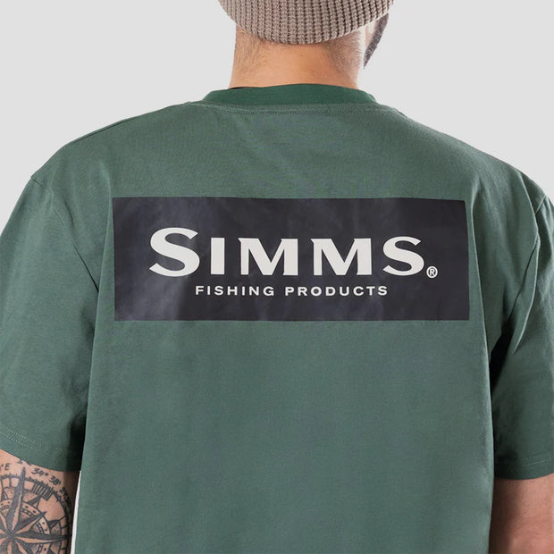 Simms Logo Tee Green