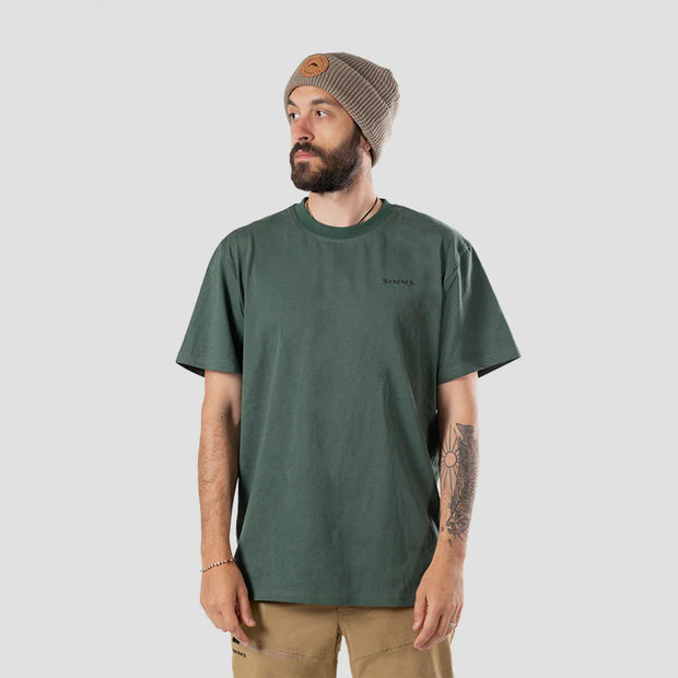 Simms Logo Tee Green
