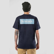 Simms Logo Tee Navy