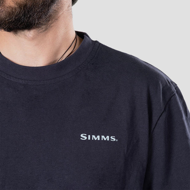 Simms Logo Tee Navy