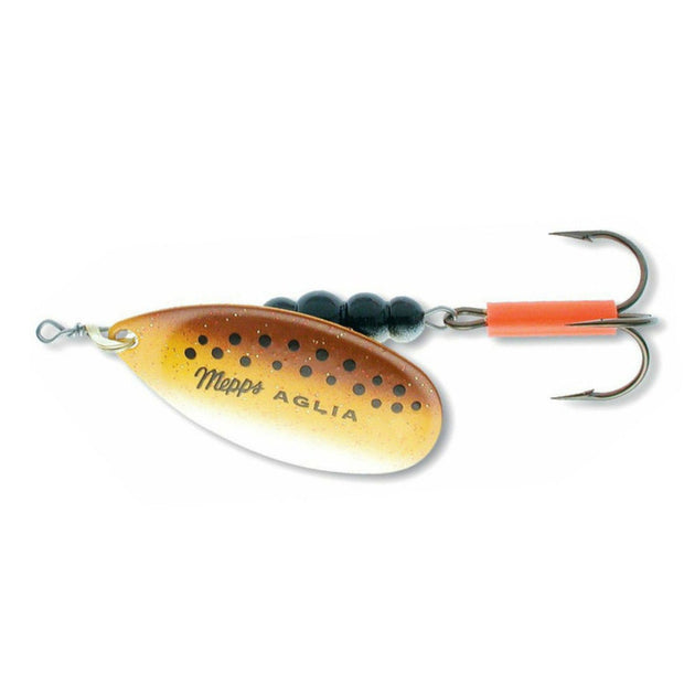 Mepps Aglia Fluoro Brown Gold
