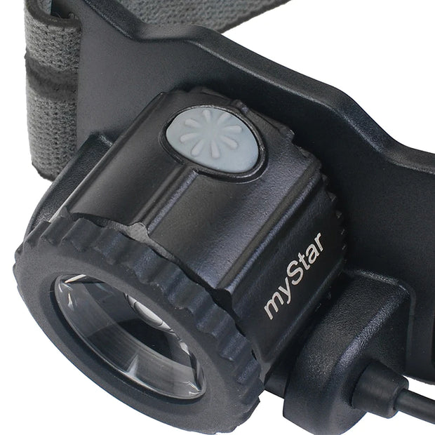 NexTorch NXMYSTAR R H-Series Mystar Rechargable Headlamp 360 Focus Adjustable Beam