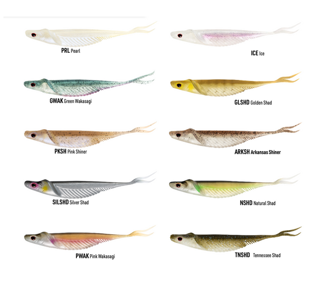 Nomad Design Live Ops Cobra Shad 4.5inch Adjusta-Ball 4-pack