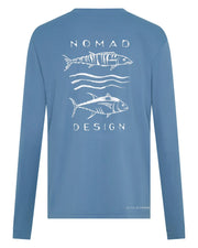 Nomad Design Tech Odyssey Fishing Shirt Blue