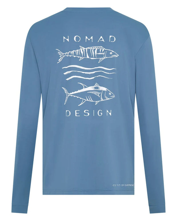 Nomad Design Tech Odyssey Fishing Shirt Blue