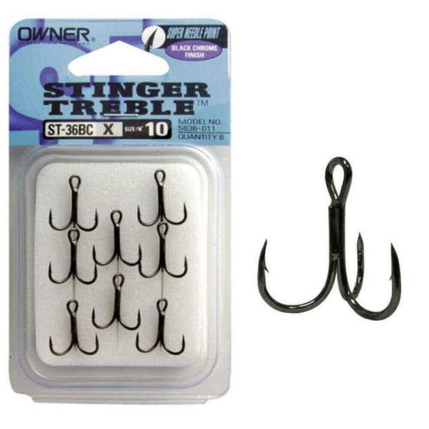 Owner 5636 ST36BC Treble Hooks 8-pack