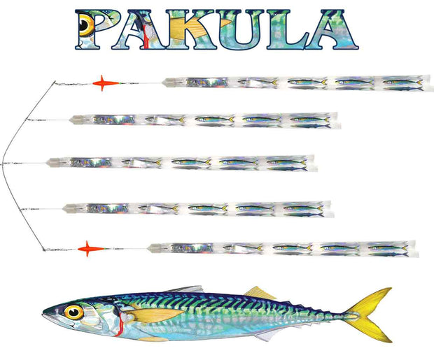 Pakula Spreader Bar 36inch Triple Slimy Strips – TackleWest